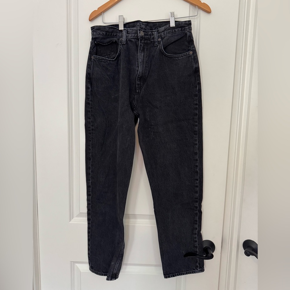 Etica Finn Slim Straight in Obsidian Size 28 Denim Jeans
